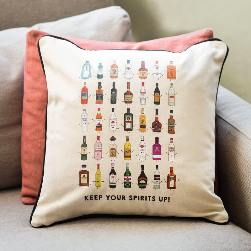 'Keep Your Spirits Up' Cushion - Of Life & Lemons®