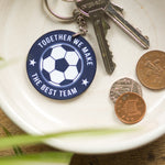 Personalised Football Team Keyring