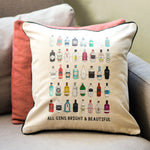 'All Gins Bright & Beautiful' Cushion - Of Life & Lemons®