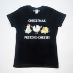 Funny Cheese Ladies Christmas T-Shirt - Of Life & Lemons®