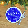 Personalised Blue Plaque Placemat