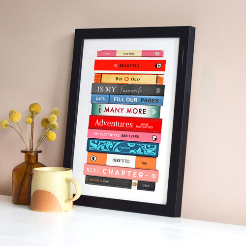 Personalised Book Print for Couples