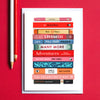 Personalised Books Valentine's Card