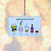 Personalised Drinks Christmas Tree Decoration