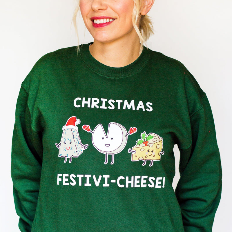 Funny Cheese Christmas Jumper