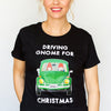 'Driving Gnome For Christmas' Ladies T-Shirt