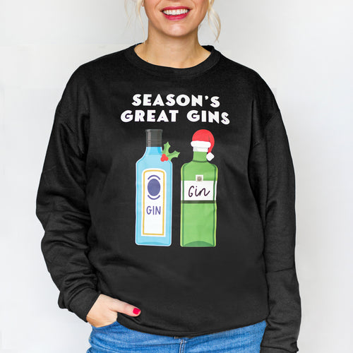 Funny Gin Christmas Jumper