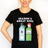 Ladies Gin Christmas T-Shirt