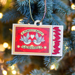 Personalised Matchbox Christmas Tree Decoration