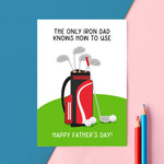 Funny Golf Father's Day Card