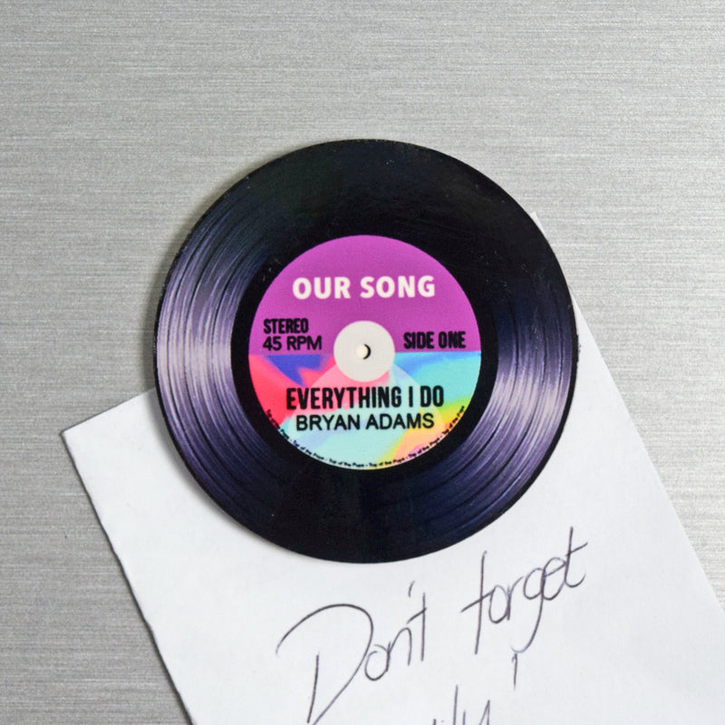 'Our Song' Personalised Fridge Magnet