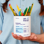 Personalised Teacher Report Pen Pot