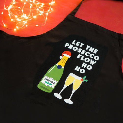 Prosecco Christmas Apron