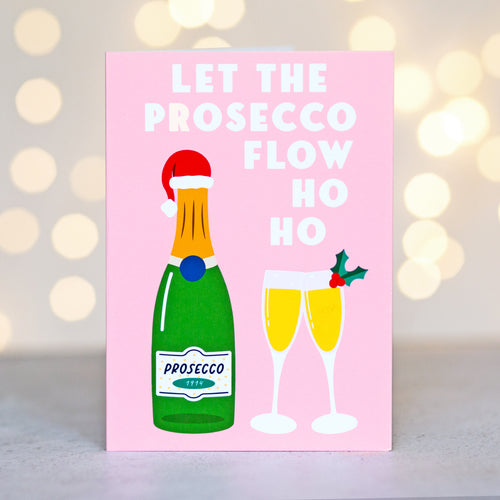 Prosecco Christmas Card