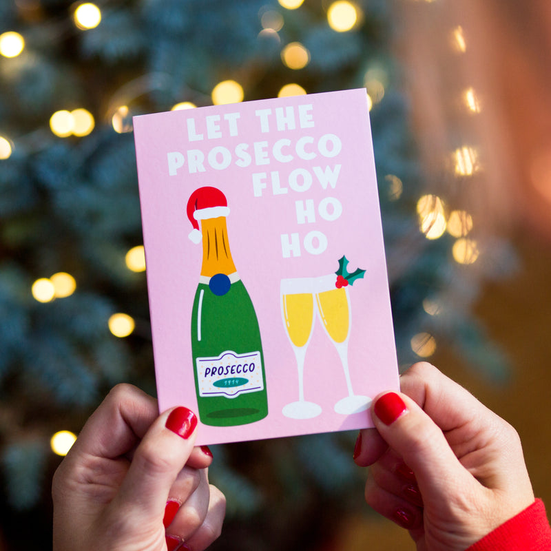 Prosecco Christmas Card