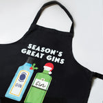 'Season's Great Gins' Christmas Apron