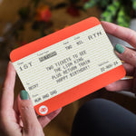 Personalised Train Ticket Gift Voucher