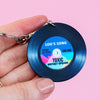 Personalised Vinyl Record Keyring Personalised Keyring Of Life & Lemons 