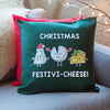 Funny Cheese Christmas Cushion Cushion Of Life & Lemons® 