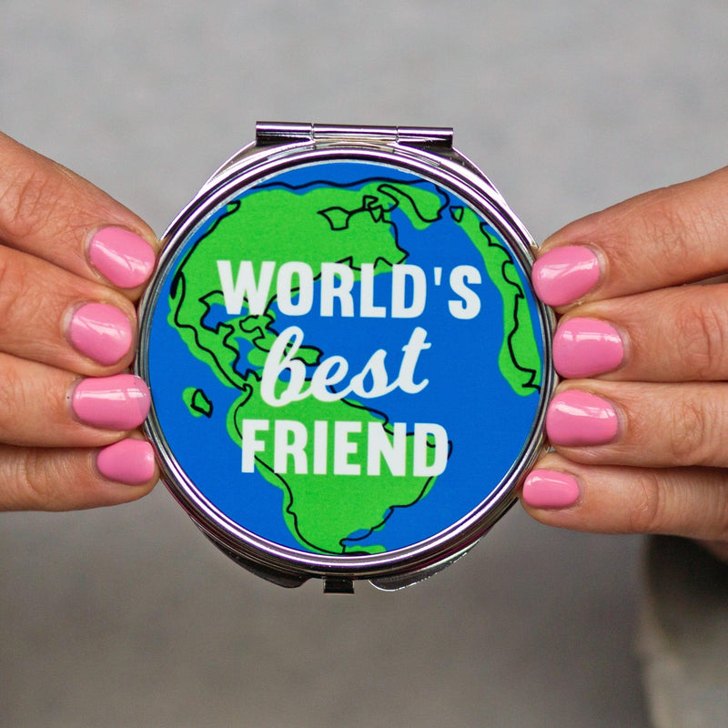 'World's Best Friend' Compact Mirror Compact Mirror Of Life & Lemons® 