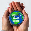 'World's Best Mum' Compact Mirror Compact Mirror Of Life & Lemons® 