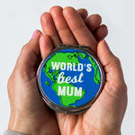 'World's Best Mum' Compact Mirror Compact Mirror Of Life & Lemons® 