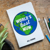 'World's Best Mum' Personalised Notebook Notebook Of Life & Lemons 