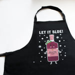 'Let It Sloe' Funny Christmas Apron Aprons Of Life & Lemons 