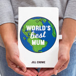 'World's Best Mum' Personalised Notebook Notebook Of Life & Lemons 