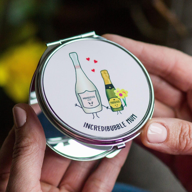 Funny Prosecco Compact Mirror For Mum Compact Mirror Of Life & Lemons® 