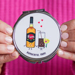 Funny Rum Compact Mirror For Mum Compact Mirror Of Life & Lemons® 