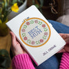 Cross Stitch 'Best Mum' Personalised Notebook Notebook Of Life & Lemons 