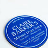 Personalised Blue Plaque Mouse Mat Mouse Mat Of Life & Lemons® 