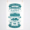 Life Rules Tea Towel Tea Towel Of Life & Lemons 