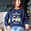 'Christmas Aginda' Funny Gin Christmas Jumper Sweatshirt Of Life & Lemons 