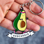 'Avocardio' Keyring Keyring Of Life & Lemons 