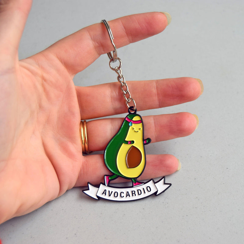 'Avocardio' Keyring Keyring Of Life & Lemons 