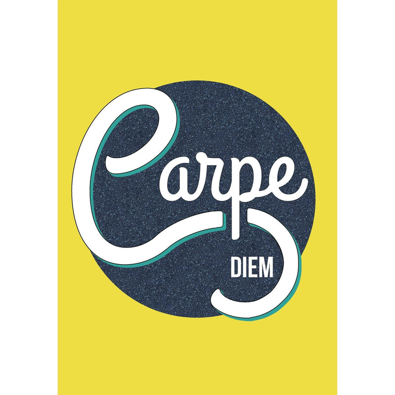 'Carpe Diem' Print Typographic Collection Of Life & Lemons 