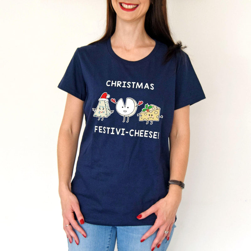 Funny Cheese Christmas T-Shirt T-Shirt Of Life & Lemons 