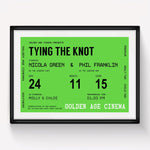 Personalised Cinema Ticket Print Personalised Prints Of Life & Lemons 