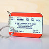 Personalised Family Train Ticket Keyring Personalised Keyring Of Life & Lemons 