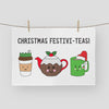 'Festivi-teas' Christmas Tea Towel Tea Towel Of Life & Lemons 