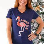 Funny Flamingo Christmas T-Shirt T-Shirt Of Life & Lemons 