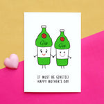 'Ginetic' Funny Gin Mother's Day Card Cards for Mum Of Life & Lemons 