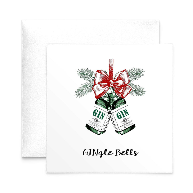 'Gingle Bells' Gin Christmas Card Christmas Cards Of Life & Lemons 