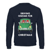 'Driving Gnome For Christmas' Jumper Sweatshirt Of Life & Lemons 