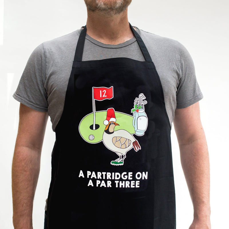 Funny Golf Christmas Apron Aprons Of Life & Lemons 