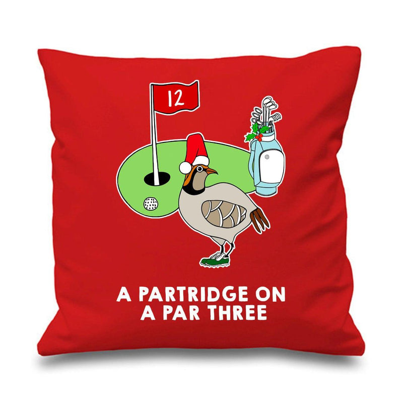 Funny Golf Christmas Cushion Cushion Of Life & Lemons® 