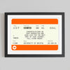 Personalised Graduation Train Ticket Print Train Ticket Prints Of Life & Lemons 