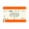 Personalised Graduation Train Ticket Print Train Ticket Prints Of Life & Lemons 